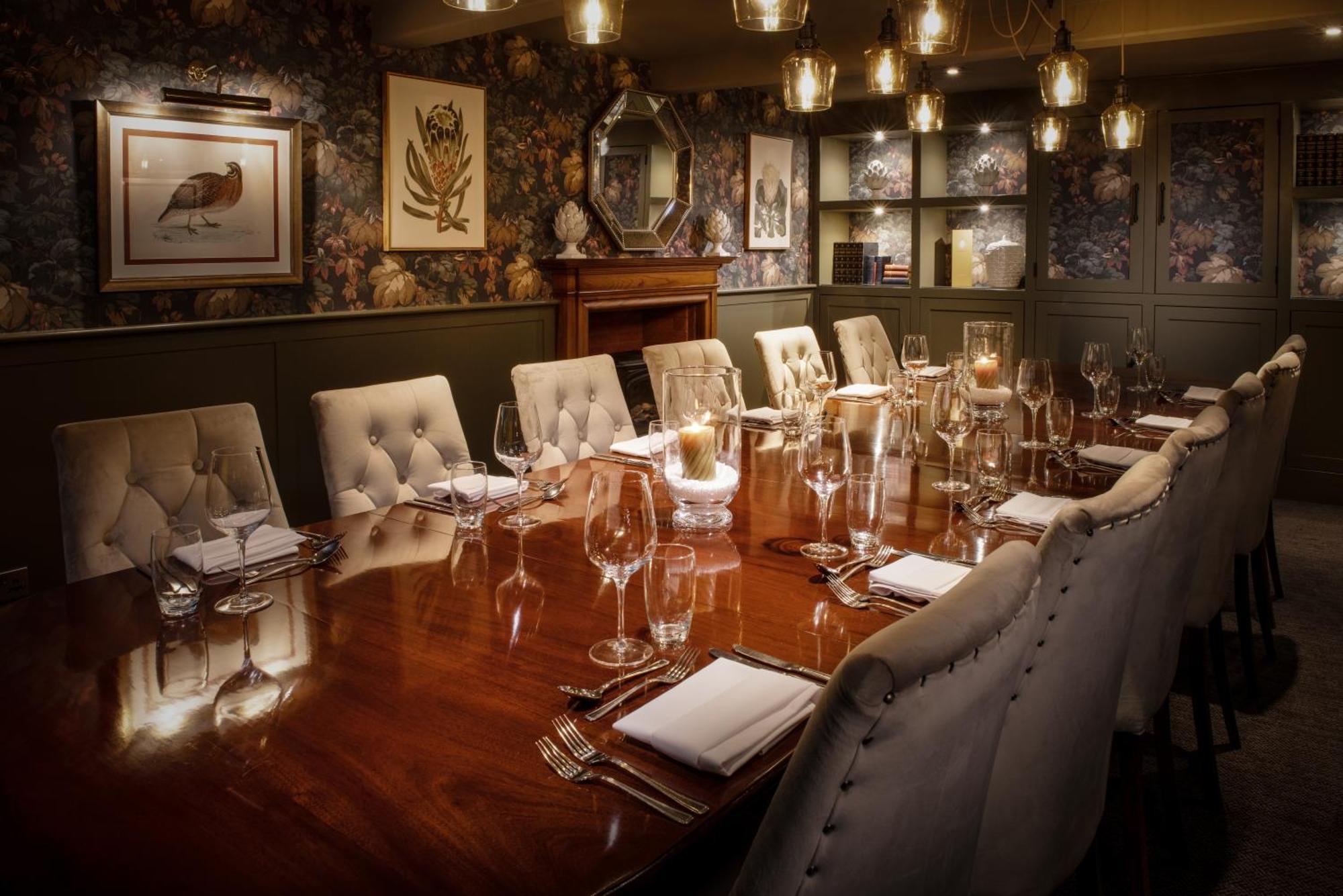 The Millstone, Mellor Otel Blackburn  Dış mekan fotoğraf The private dining room at The Ivy